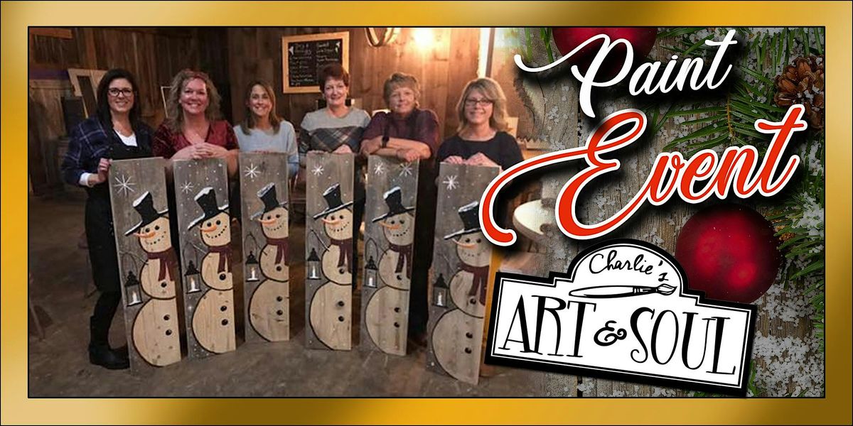 Wooden Snowman w/ Lantern Porch Leaner  Painting Event at Antietam Brewery | Event in Hagerstown | AllEvents