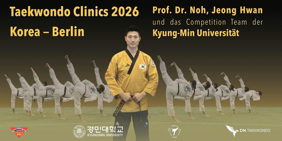 Taekwondo Clinics 2026 Korea - Berlin