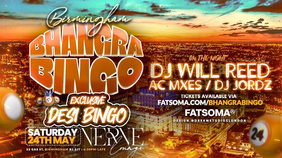 Bhangra Bingo Birmingham Bank Holiday Special🥳, 24 May | Event in Birmingham | AllEvents