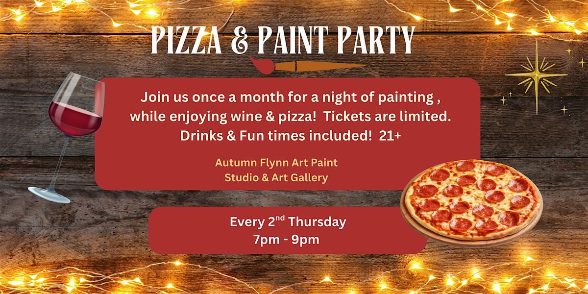 Paint, Wine & Pizza Night! | Event in Los Angeles | AllEvents