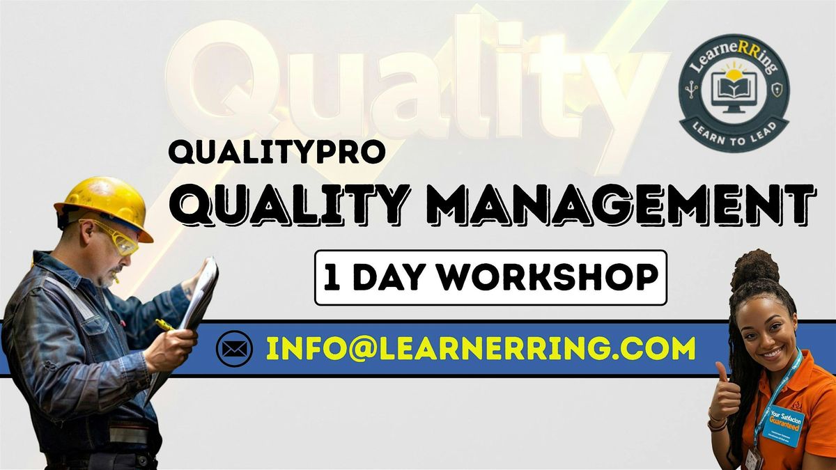 Quality Management 1 Day Workshop | Fort Wayne, IN, 11 December | Event in Fort Wayne | AllEvents