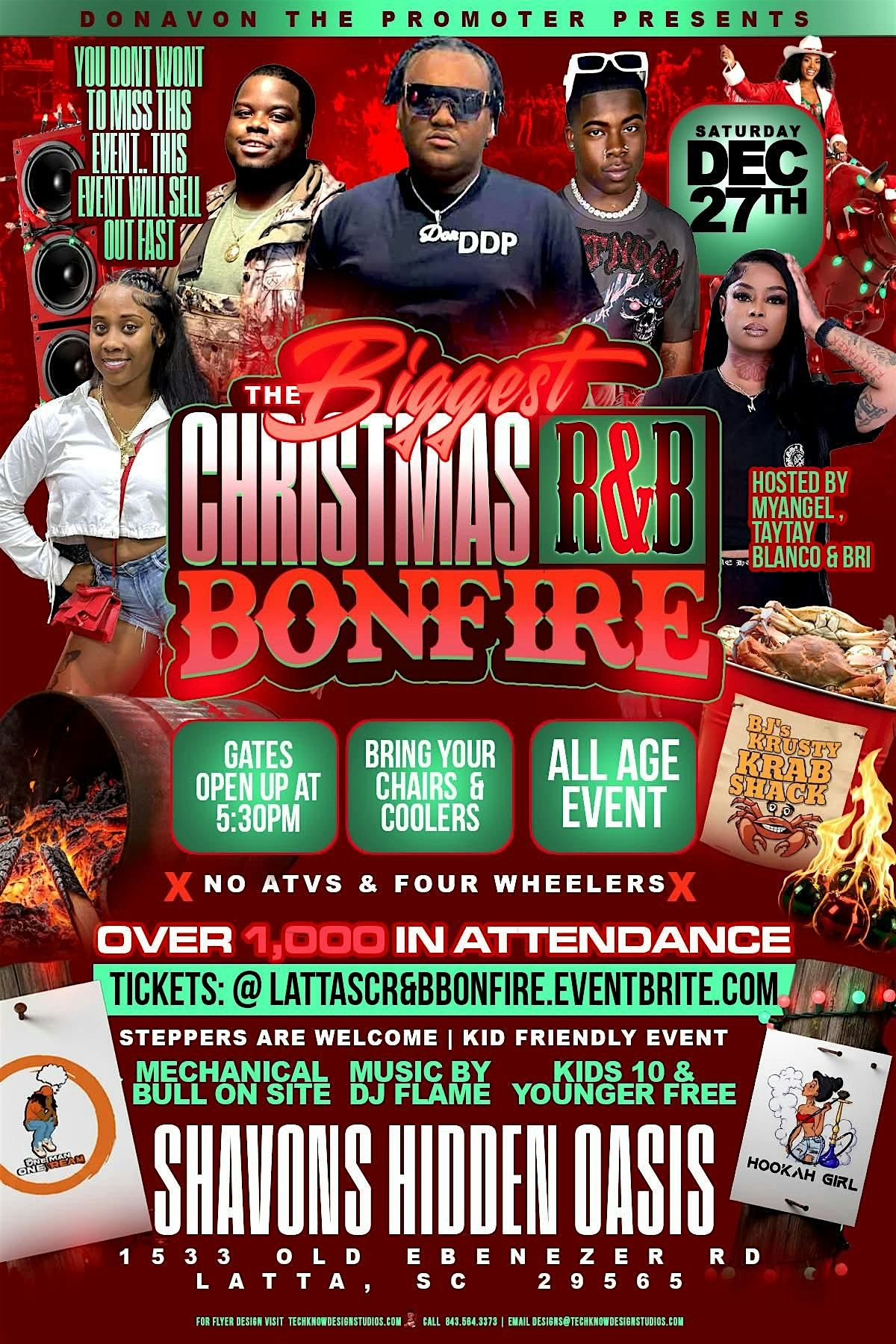 THE BIGGEST CHRISTMAS R&B BONFIRE, 27 December | Event in Latta | AllEvents