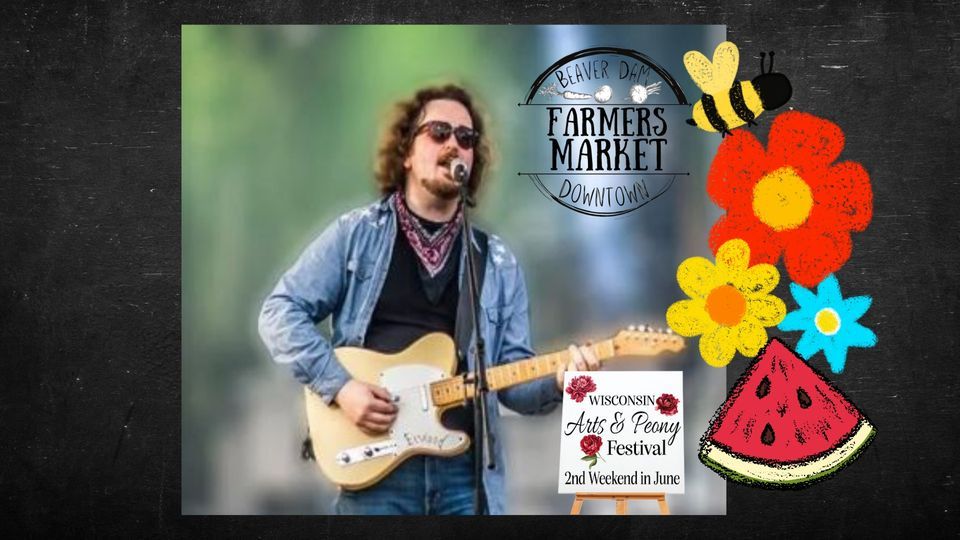 Elwood Lee at the Farmers Market, Downtown Beaver Dam Farmers Market
