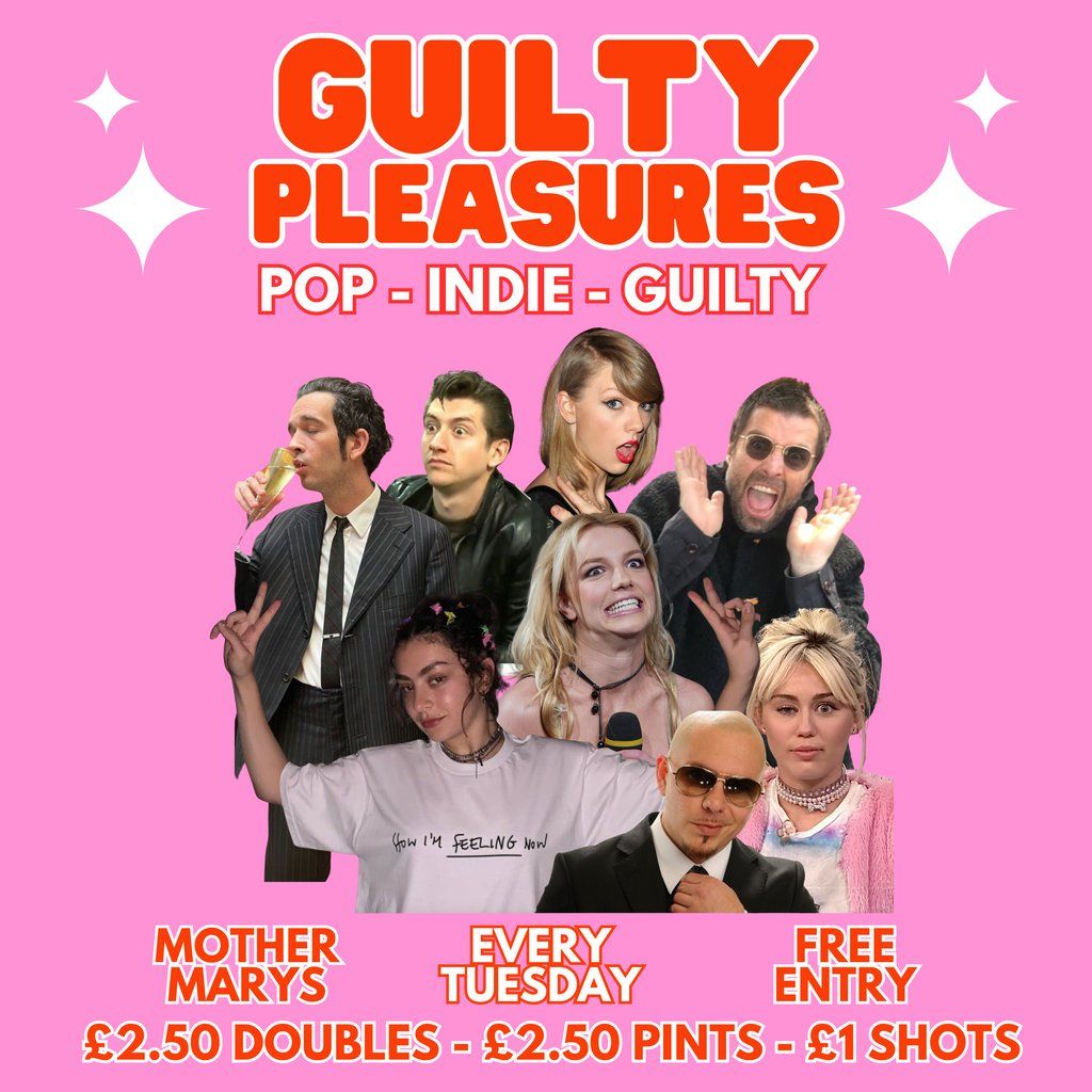 GUILTY PLEASURES - Pop / Indie / Guilty (FREE ENTRY), 30 September | Event in Manchester | AllEvents