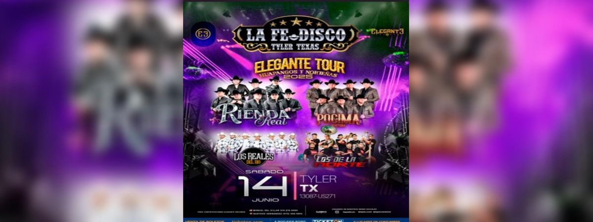CONJUNTO RIENDA REAL, LA POCIMA NORTEÑA & MAS, 14 June | Event in Tyler | AllEvents