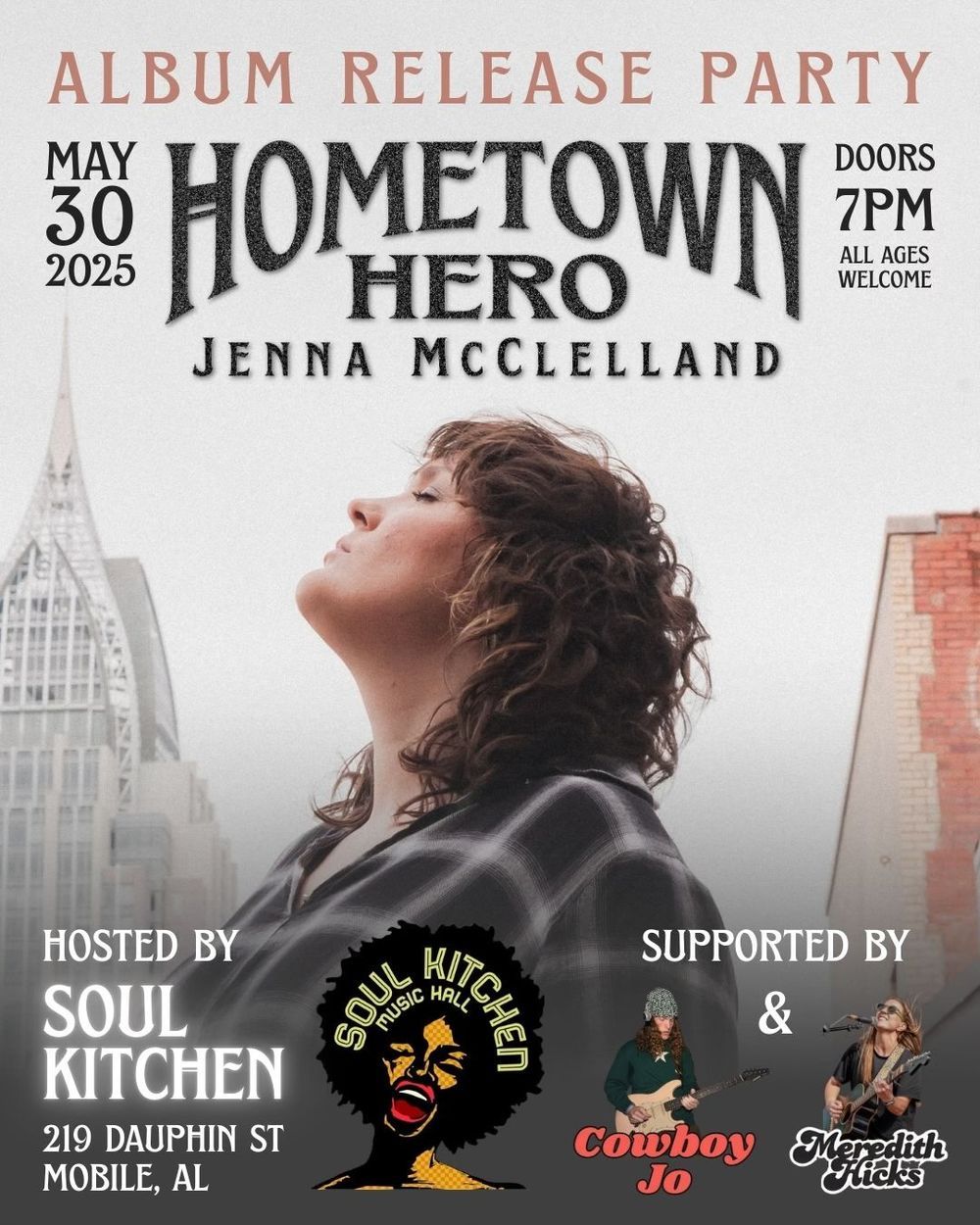 Jenna McClelland, 29 May | Event in Mobile | AllEvents