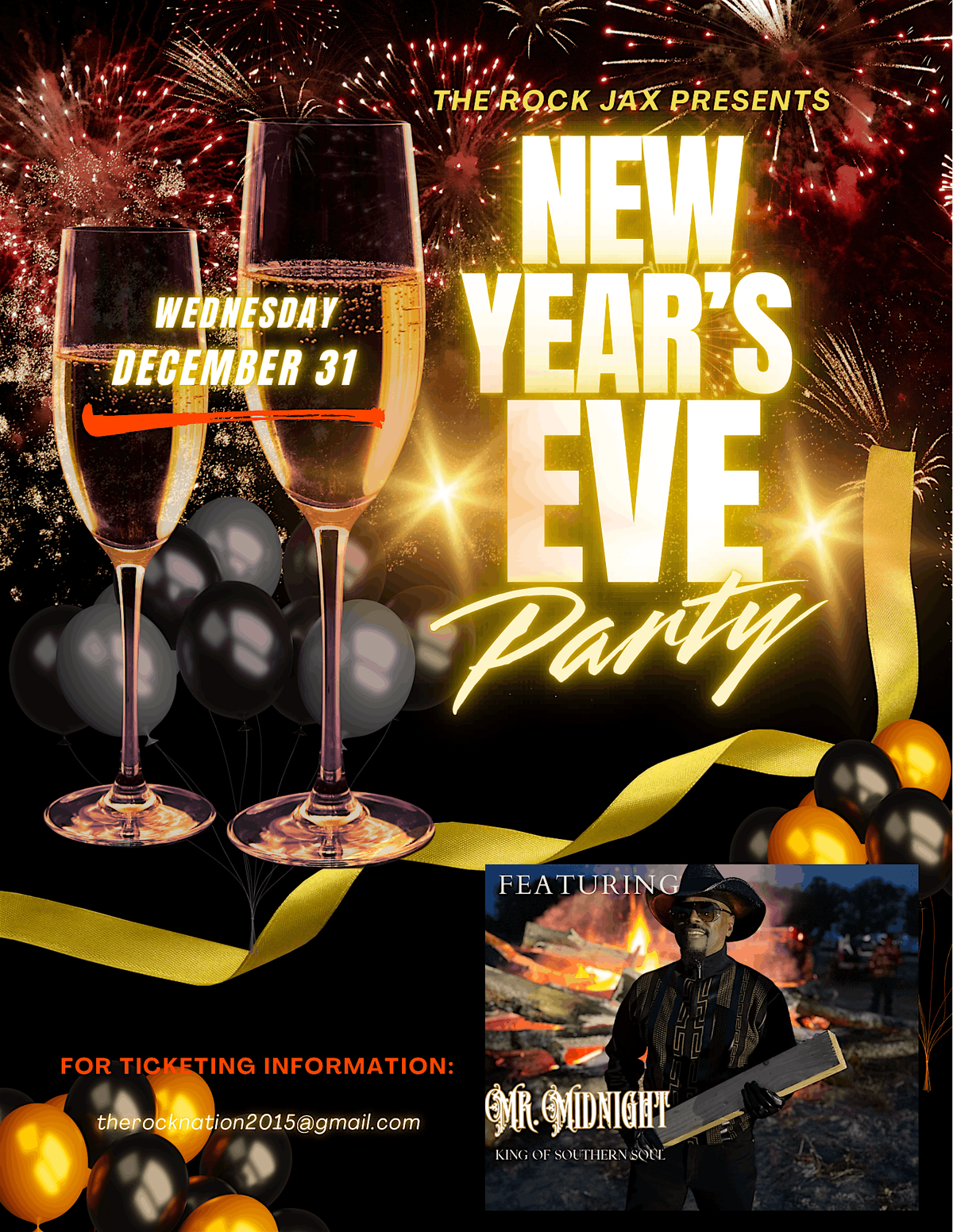 The Rock Jax 2nd Annual NYE Party, 31 December | Event in Jacksonville | AllEvents