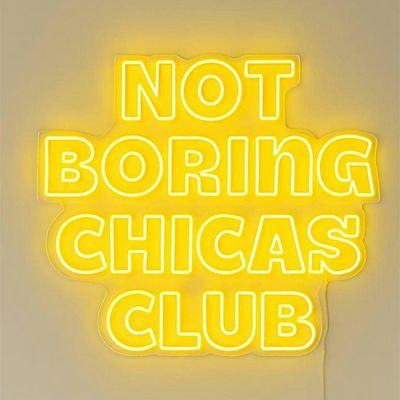 Not Boring Chicas Club logo