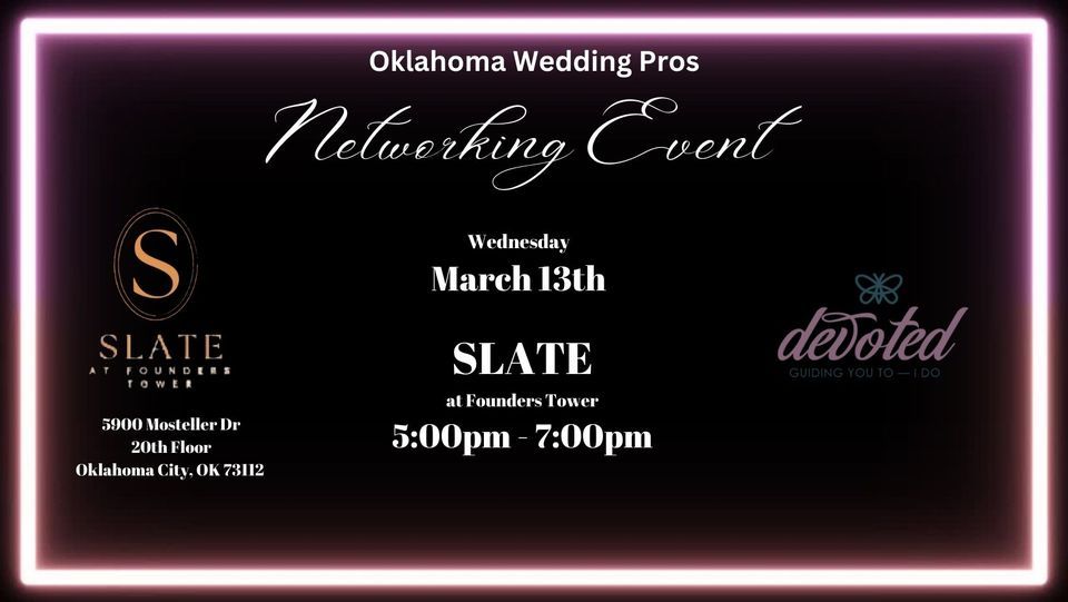 Devoted Pros Networking Event, Slate at the Founders Tower, Oklahoma