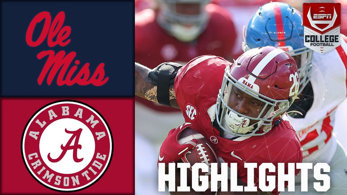 Alabama Crimson Tide vs. Mississippi Rebels, Rhoads Stadium, Tuscaloosa