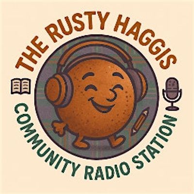 The Rusty Haggis Community Radio logo