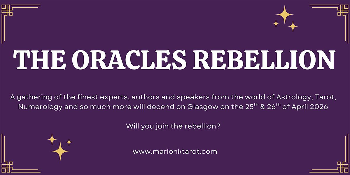 The Oracles Rebellion, 25 April | Event in Glasgow | AllEvents