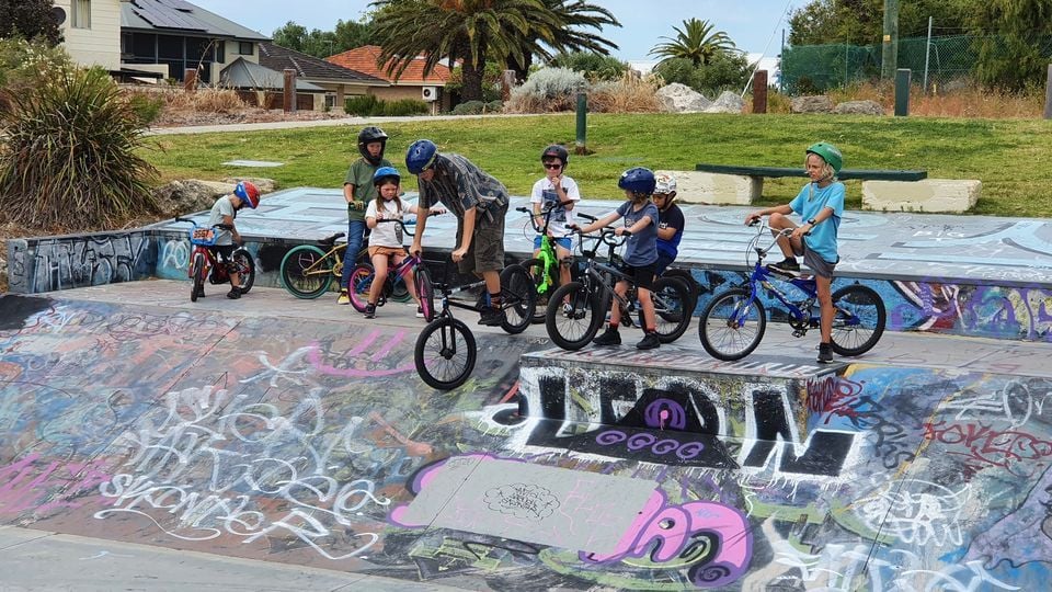 Fremantle skatepark BMX Coaching 5th January 2023, Esplanade Youth