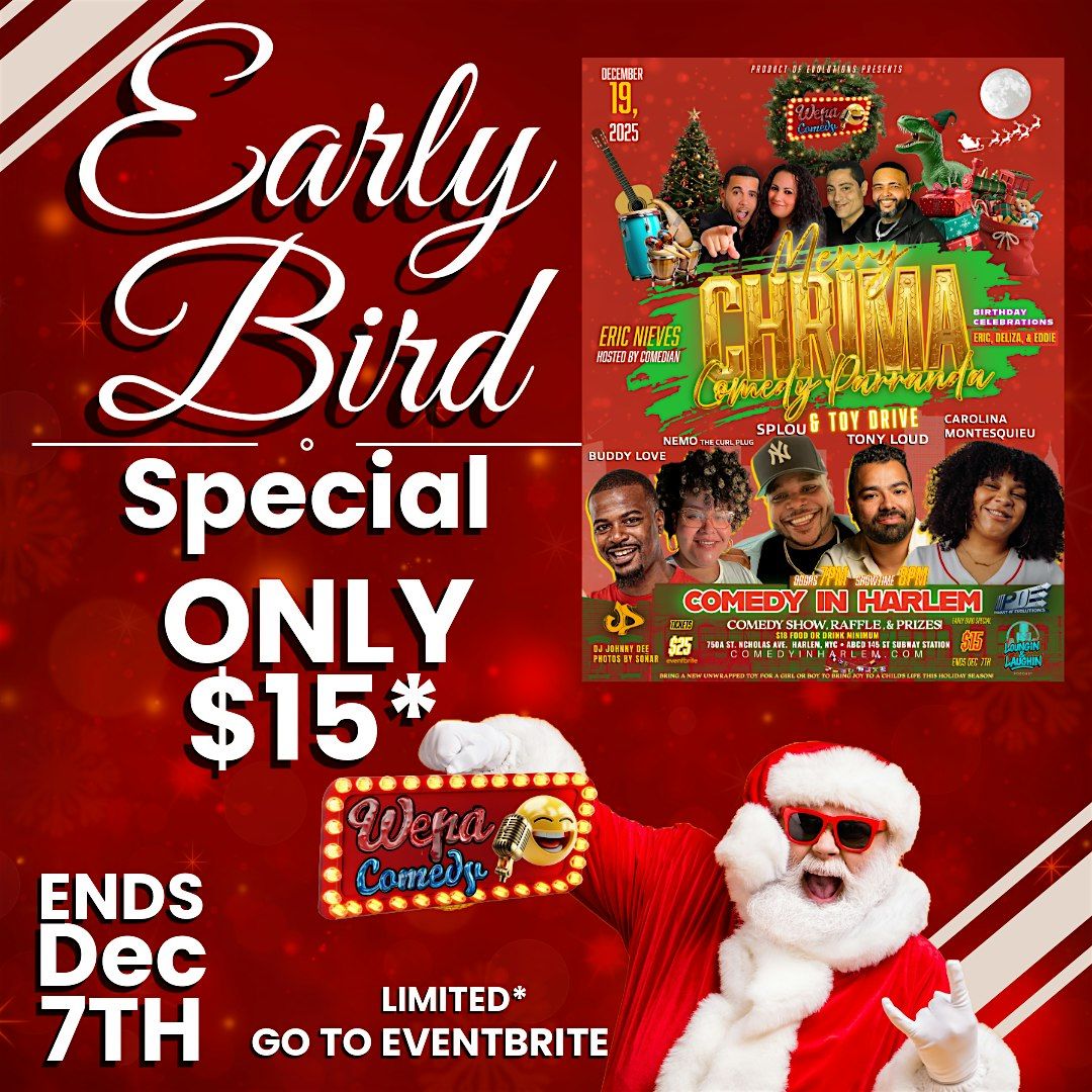 Wepa Comedy presents: Merry Chrima Comedy Paranda, 19 December | Event in New York | AllEvents