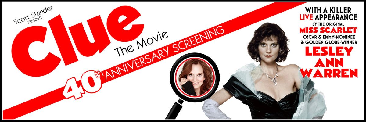 Clue: The Movie with Special Guest Lesley Ann Warren at Pantages Theater - WA, 28 February | Event in Tacoma