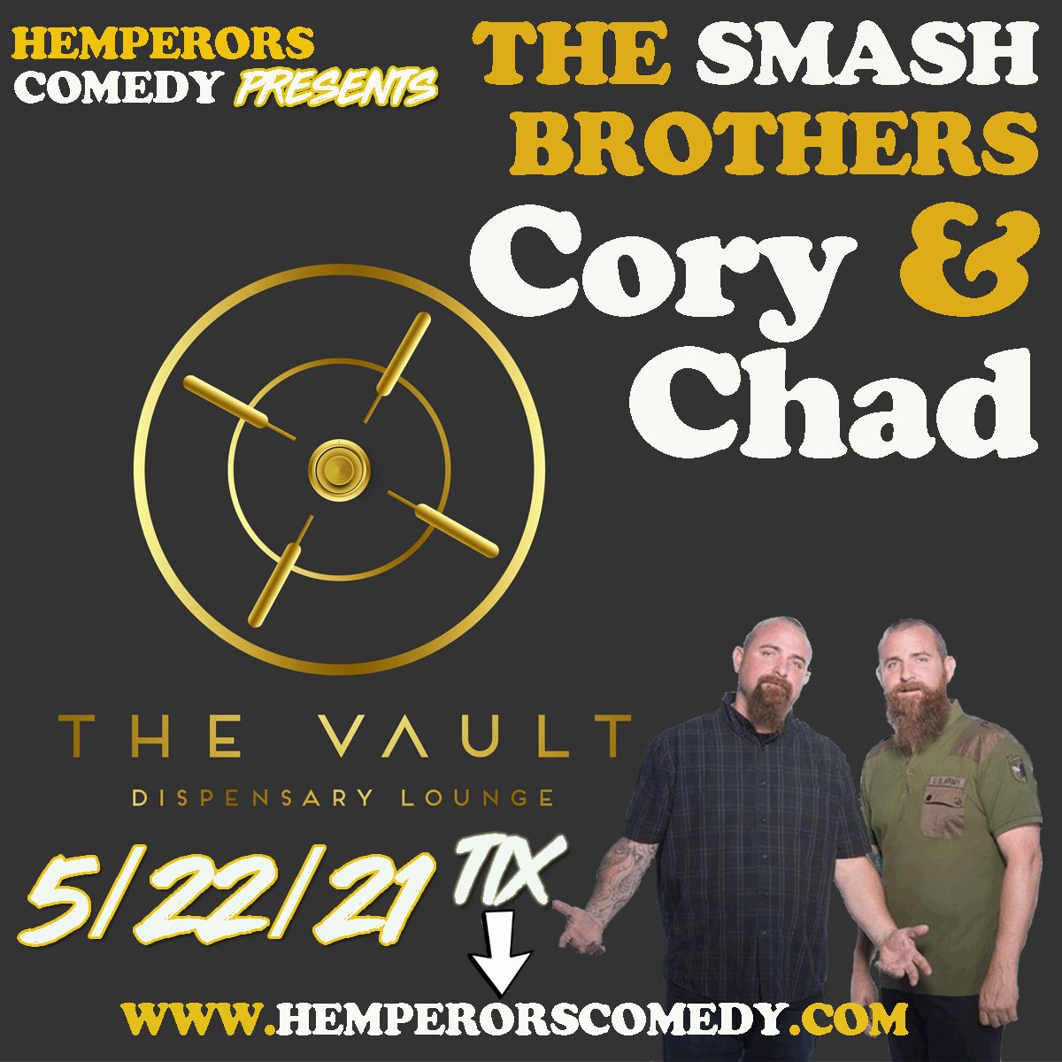 The Smash Brothers: Cory and Chad, 29 January | Event in Tacoma | AllEvents
