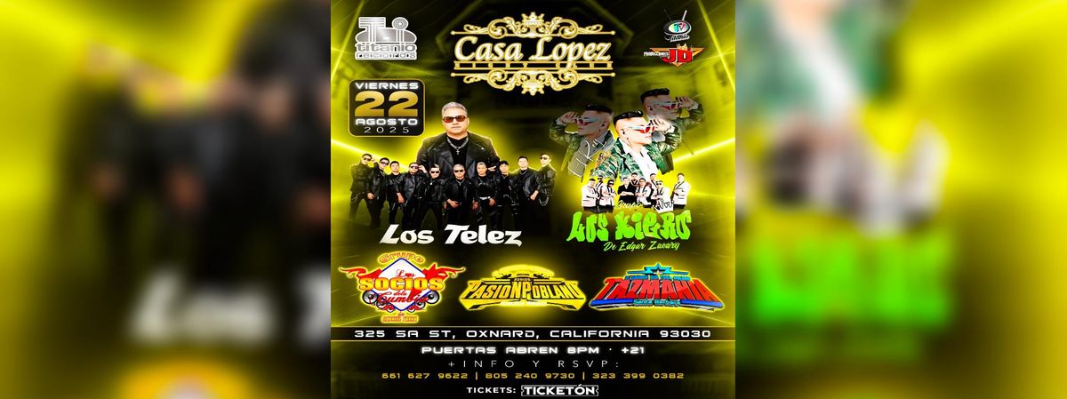 LOS TELEZ, GRUPO LOS KIERO & MAS, 22 August | Event in Oxnard | AllEvents