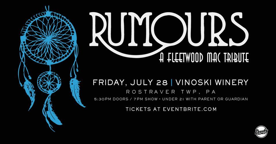 Rumours A Fleetwood Mac Tribute at Vinoski Winery, Vinoski Winery