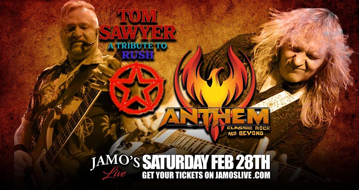 Rush Tribute Tom Sawyer & Anthem at Jamo's Live, 28 February | Event in Mokena | AllEvents