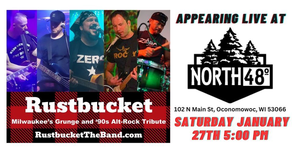 Rustbucket at North 48 (during Oconomowoc Chili Fest), 27 January | Event in Delafield | AllEvents.in