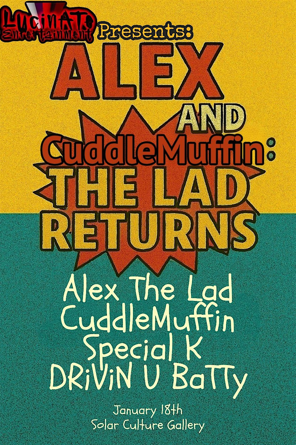 Solar Lights Pt3: THE LAD RETURNS, 18 January | Event in Tucson | AllEvents