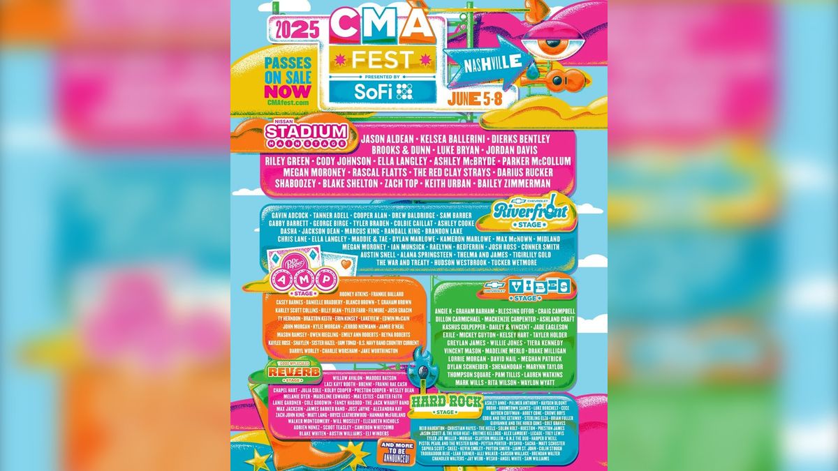 CMA Music Festival with Cody Johnson, Keith Urban, Kelsea Ballerini and more (Friday Pass), 6 June | AllEvents