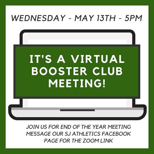 End of the Year Virtual Booster Club Meeting, Midland, Texas, May 13
