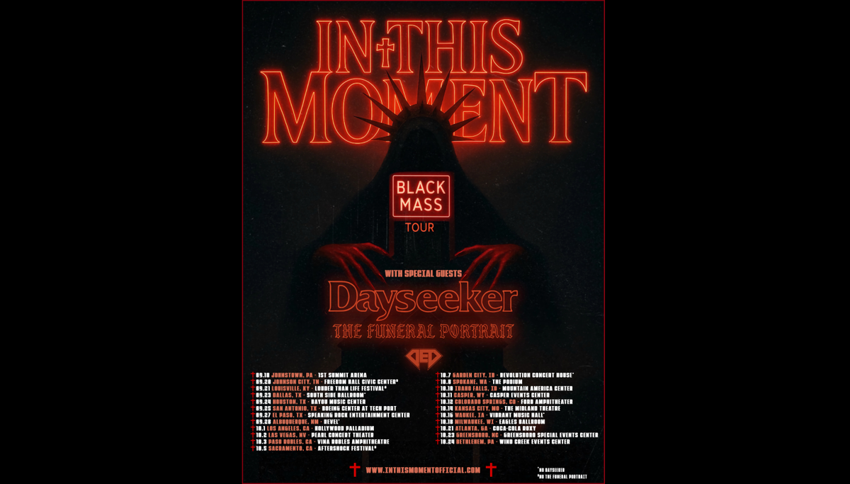 In This Moment with Dayseeker, The Funeral Portrait, 23 October | Event in Greensboro | AllEvents