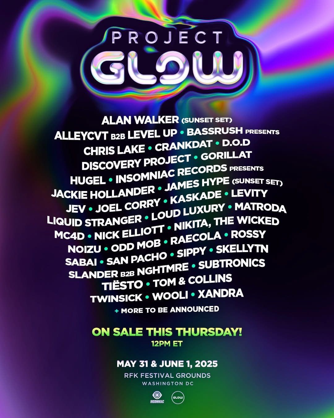 Project GLOW: Kaskade  Tiesto & Subtronics - Sunday, 31 May | Event in Washington | AllEvents