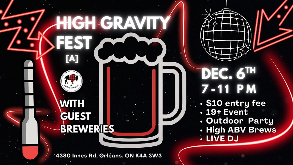 High Gravity Fest - Dec 6, 1 January | Event in Ottawa | AllEvents