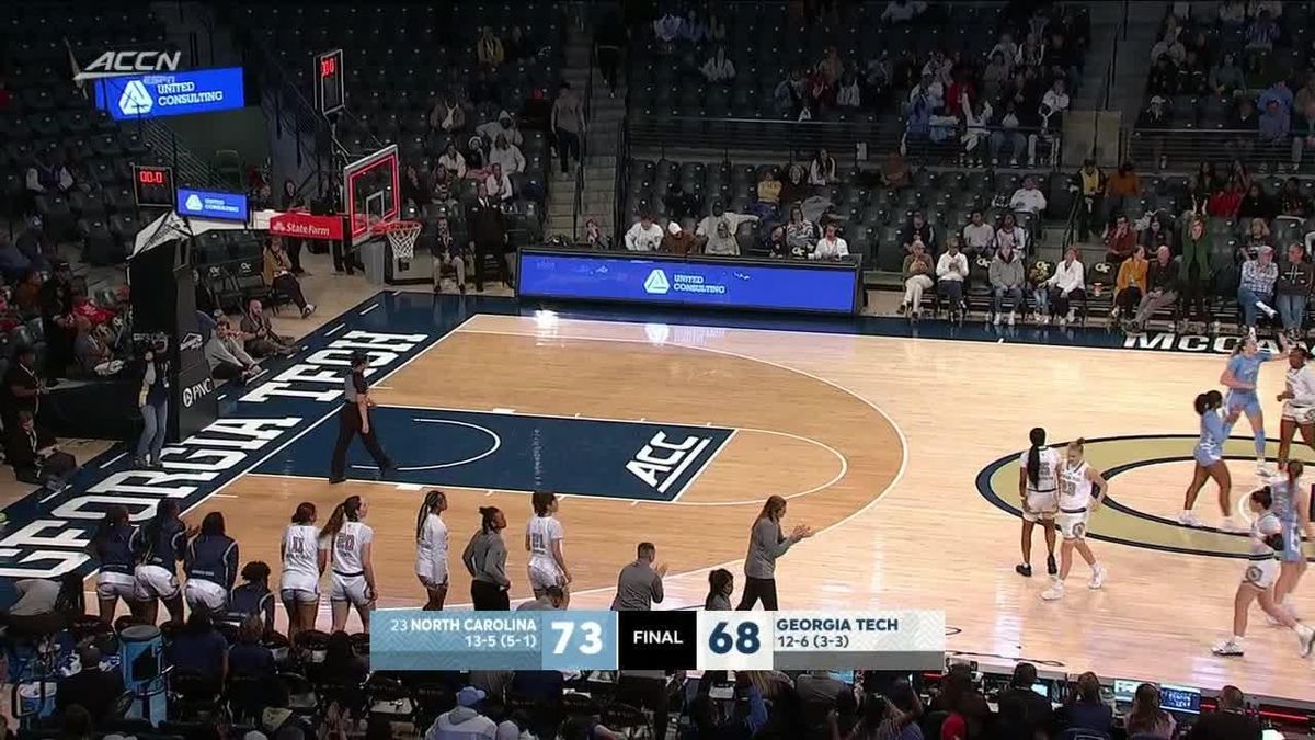North Carolina Tar Heels at Georgia Tech Yellow Jackets Womens Basketball at McCamish Pavilion, 22 January