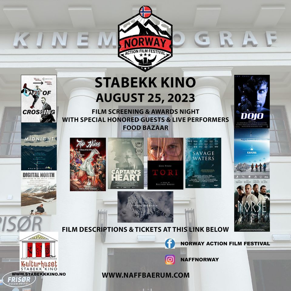 NAFF Norway Action Film Festival 2023, Kulturhuset Stabekk Kino ...