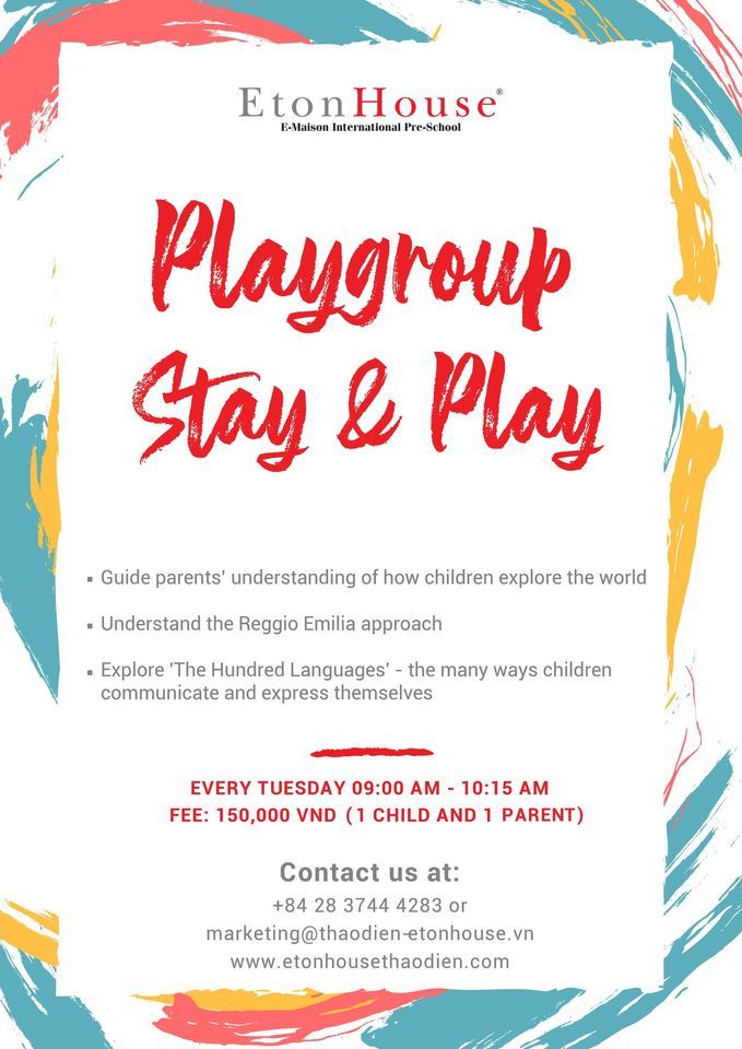 Playgroup Stay & Play, EtonHouse EMaison International PreSchool