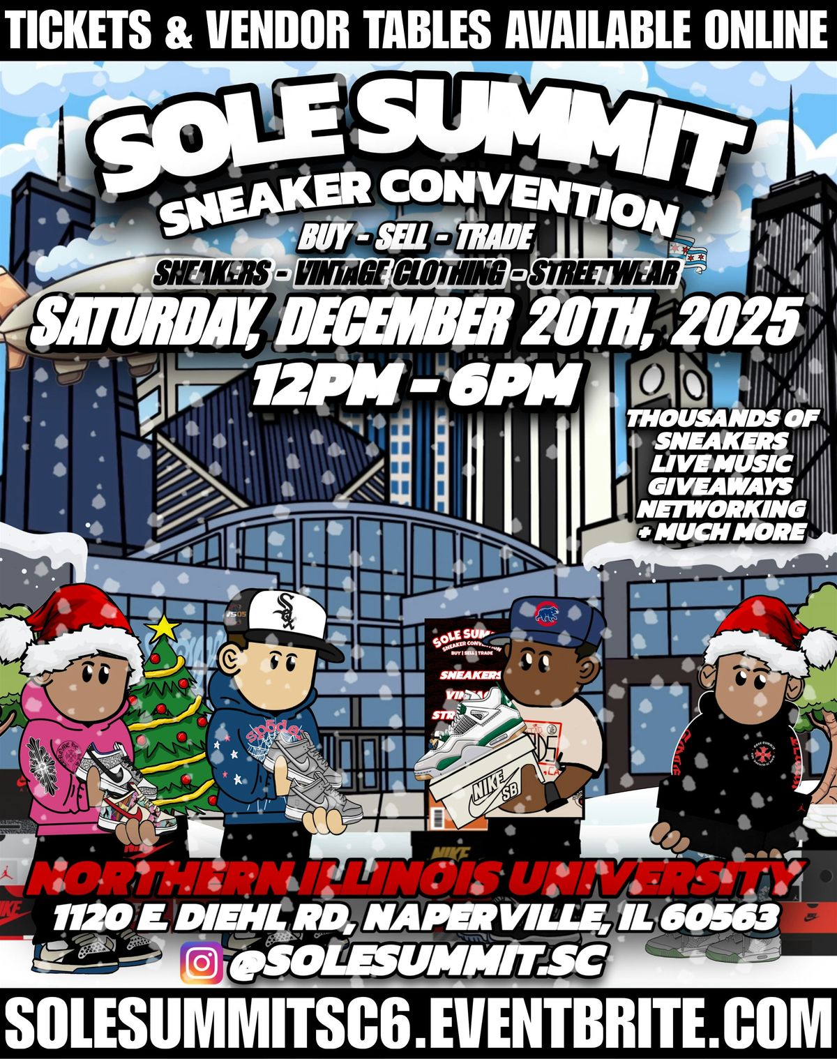 SOLE SUMMIT SNEAKER CONVENTION, 20 December | Event in Naperville | AllEvents