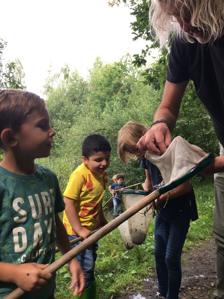 Kleine Beestjestocht Natuurtuin Wolfslaar DE TOCHT ZIT VOL Boerderij 
