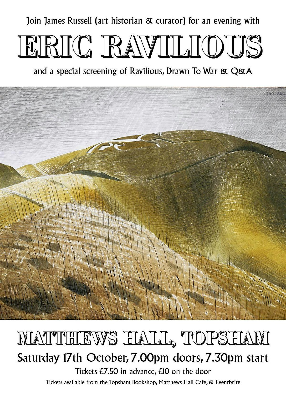 Eric Ravillius An evening with Eric Ravilious, presented by James Russell, Matthews ...