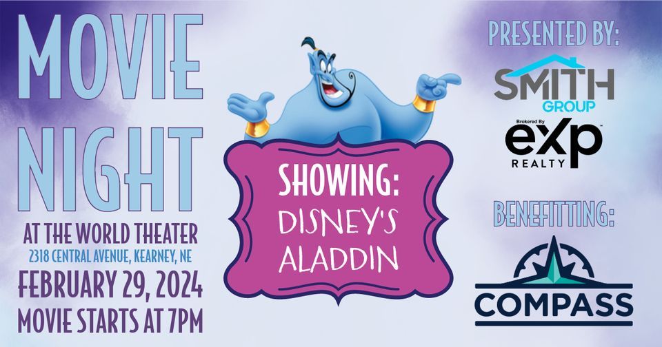 Disneys Aladdin, Presented by eXp Realty Benefitting Compass, The