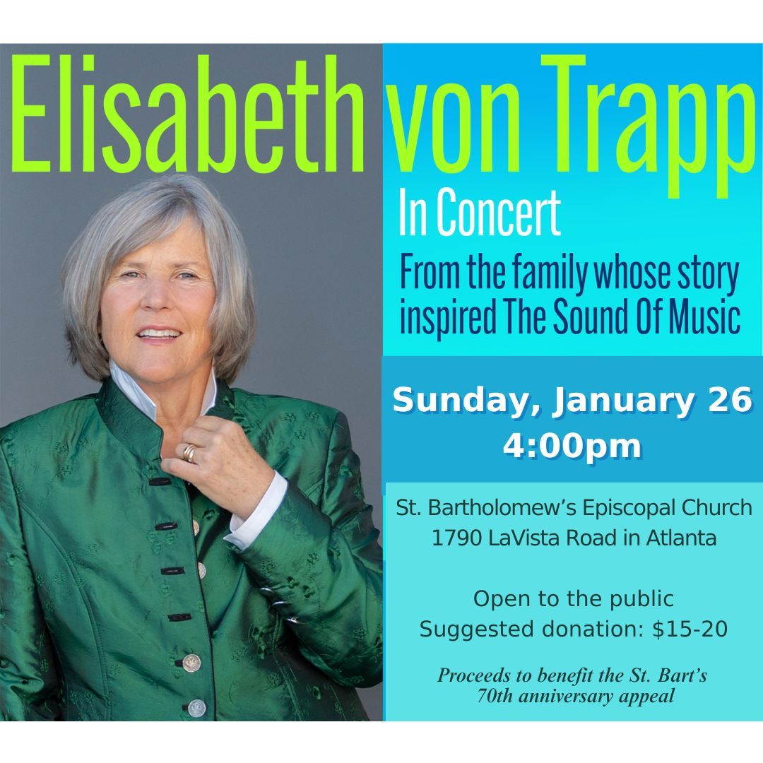 Elisabeth Von Trapp, 21 November | Event in Memphis | AllEvents