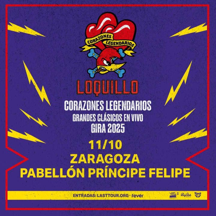 Loquillo en Pabellón Príncipe Felipe, Zaragoza 2025 in Zaragoza, 11 October | Event in Zaragoza | AllEvents