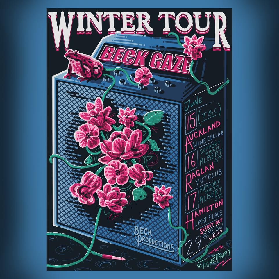 Beck Gaze (Auckland) // Winter Tour // w Chris Bates & Lisa Grace, The