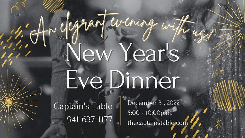 New Years Eve Dinner at Captains Table, Captain's Table, Punta Gorda