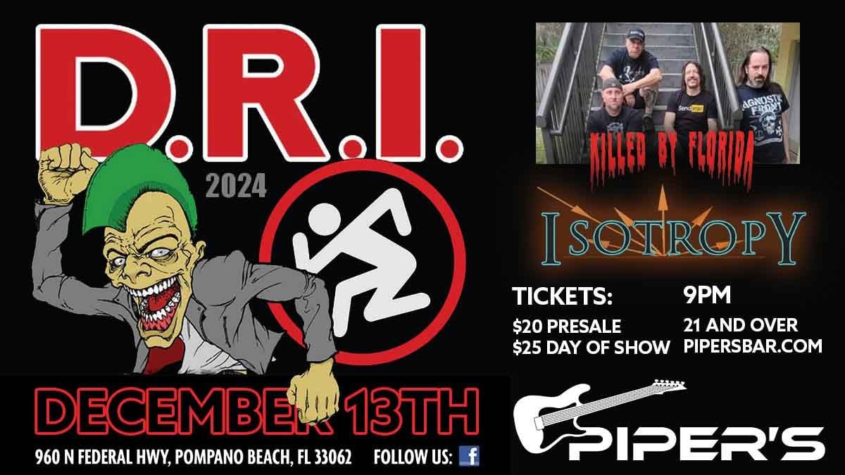 D.R.I., 3 September | Event in Albany | AllEvents
