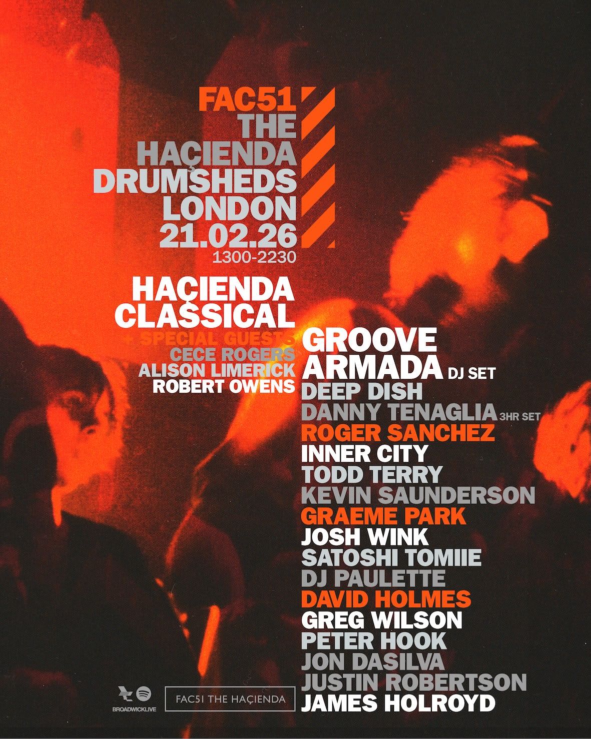 Drumsheds - Hacienda Classical London