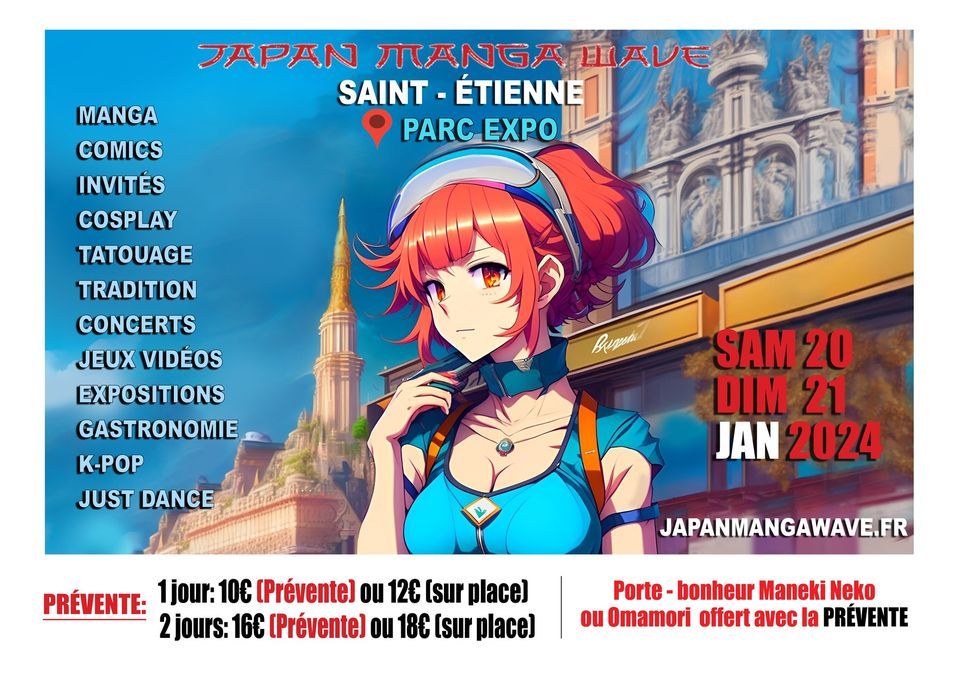 Saint-Etienne - Japan Manga Wave 2024, Parc Expo Saint Etienne, Saint