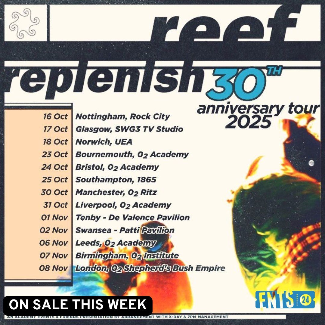 Reef Leeds Tickets, 6 November | Event in Leeds | AllEvents