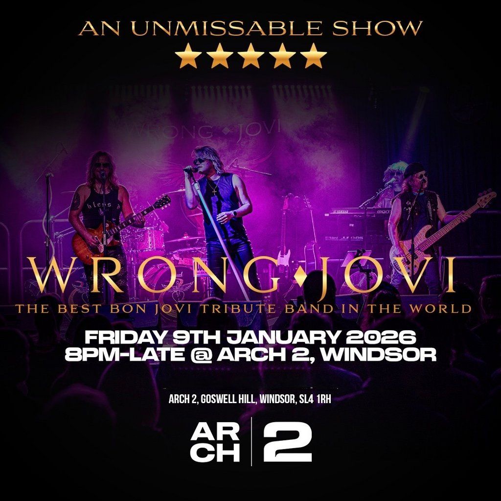 Wrong Jovi : The UK's best Bon Jovi Tribute LIVE, 9 January | Event in Windsor | AllEvents