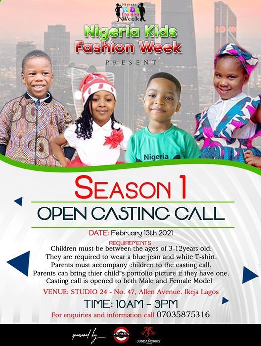 Kid modeling casting calls