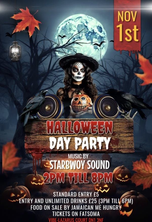 Halloween day party , 1 November | Event in Doncaster | AllEvents