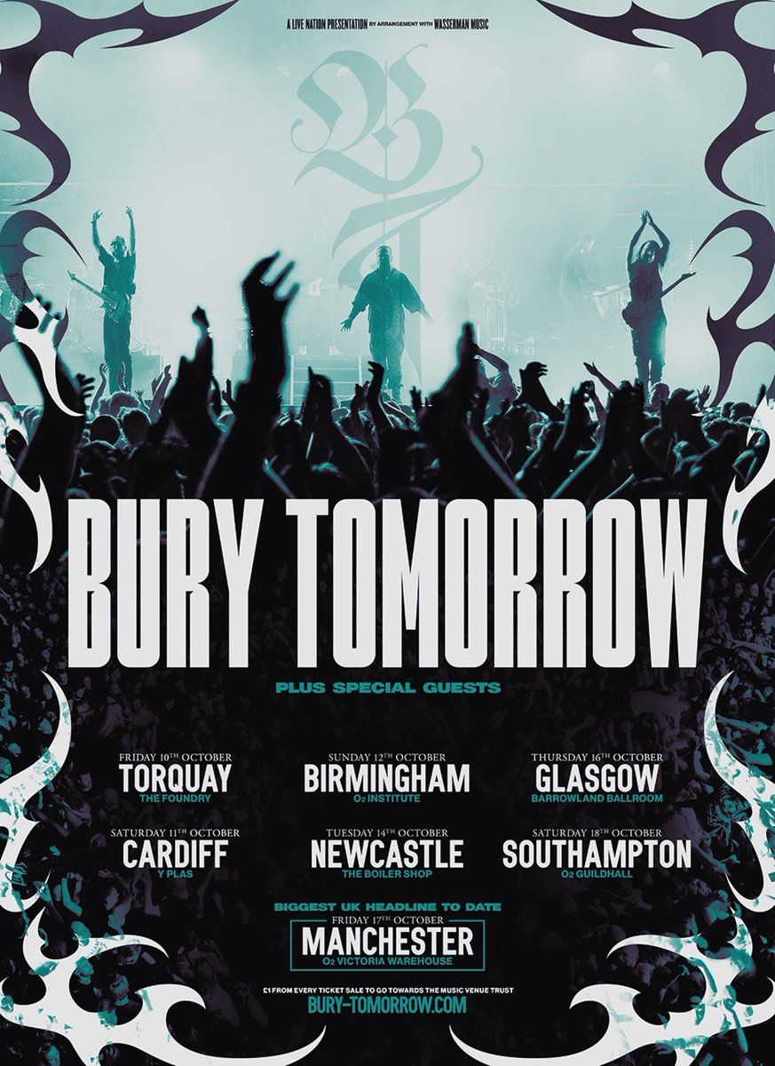 Bury Tomorrow Southampton Tickets, 18 October | Event in Southampton | AllEvents