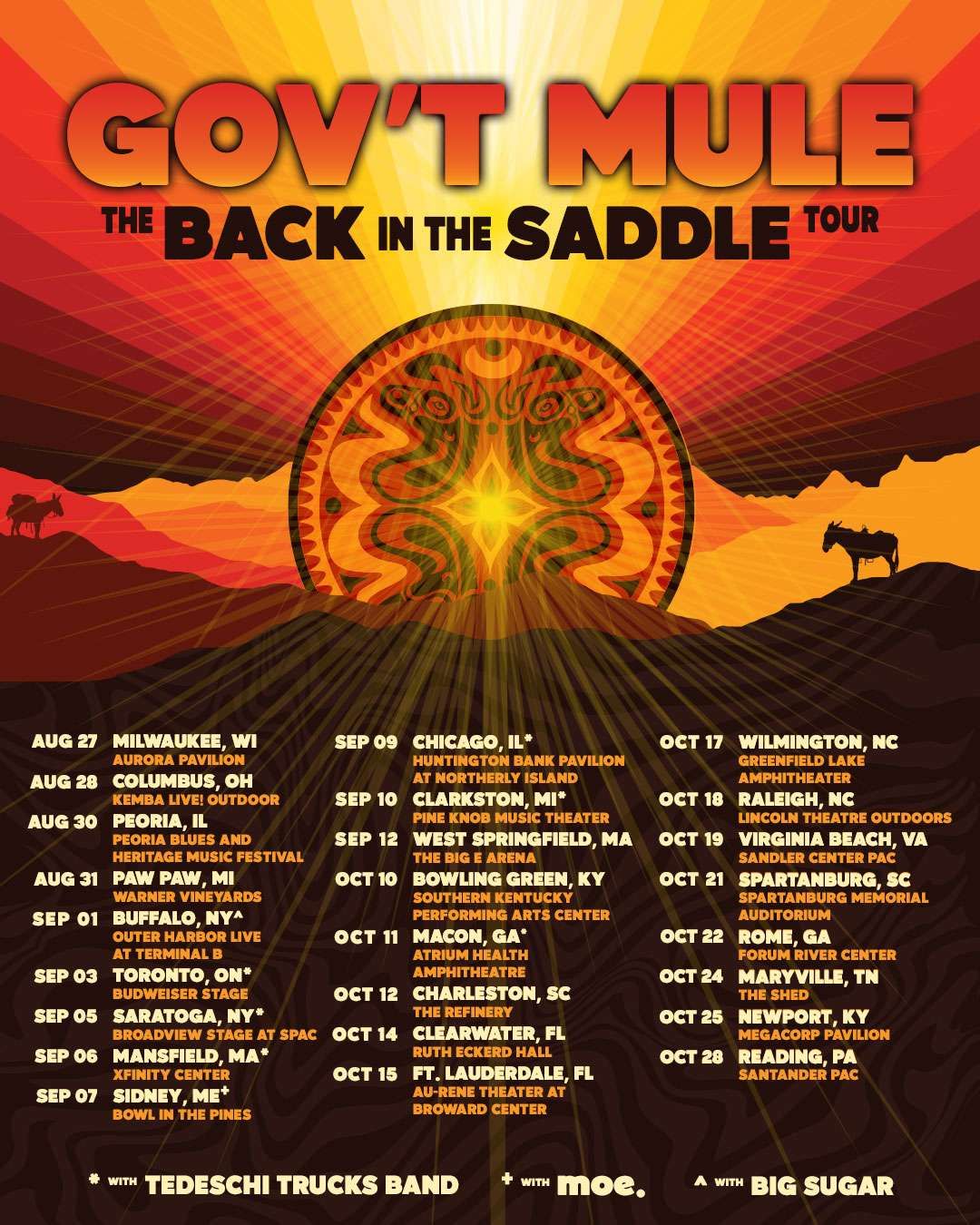 Govt Mule at Beacon Theatre, 30 December | Event in Manhattan | AllEvents